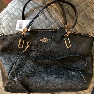 Coach pebble leather purse